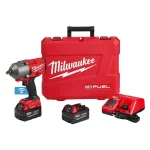 Milwaukee M18 FUEL ONE-KEY 1/2 in. High Torque Impact Wrench Kit with (2) 5.0 Ah Batteries thumbnail 1