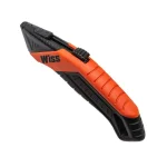 Wiss Crescent Wiss Auto-Retracting Safety Utility Knife with 3 Black-Oxide Blades thumbnail 1