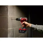 Milwaukee M18 18V Lithium-Ion Cordless 1/2 in. Hammer Drill Driver Kit with (2) 3.0Ah Batteries, Charger & Case thumbnail 4