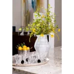 Abigails Black and White Ceramic Graffiti Pitcher, 60 fl. oz. - Handmade in Portugal thumbnail 3