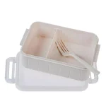 Kitchen Details Simplify Eco-Friendly Natural Plant Fiber Lunch Box Set, 2 Pack, Beige thumbnail 7