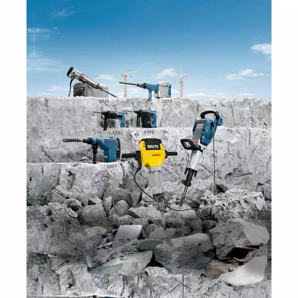 Bosch 12 in. SDS-MAX Bull Point Chisel for Concrete and Masonry Demolition