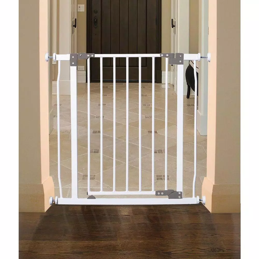 Dreambaby Liberty Auto-Close Pressure Mounted Security Gate, 30 in. H, White