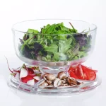 Gibson Home Great Foundations 2-Piece Glass Cake Stand with Dome thumbnail 3