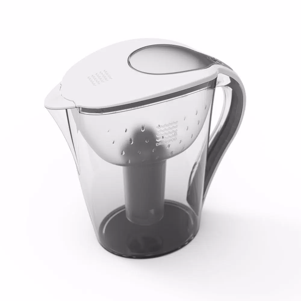 Drinkpod Ultra-Premium Alkaline Water Pitcher, 3.5L Capacity Water Ionizer (3-Pack)