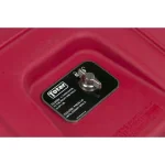 Toter 64 Gal. Red Hazardous Medical Waste Trash Can with Wheels and Locking Lid thumbnail 6
