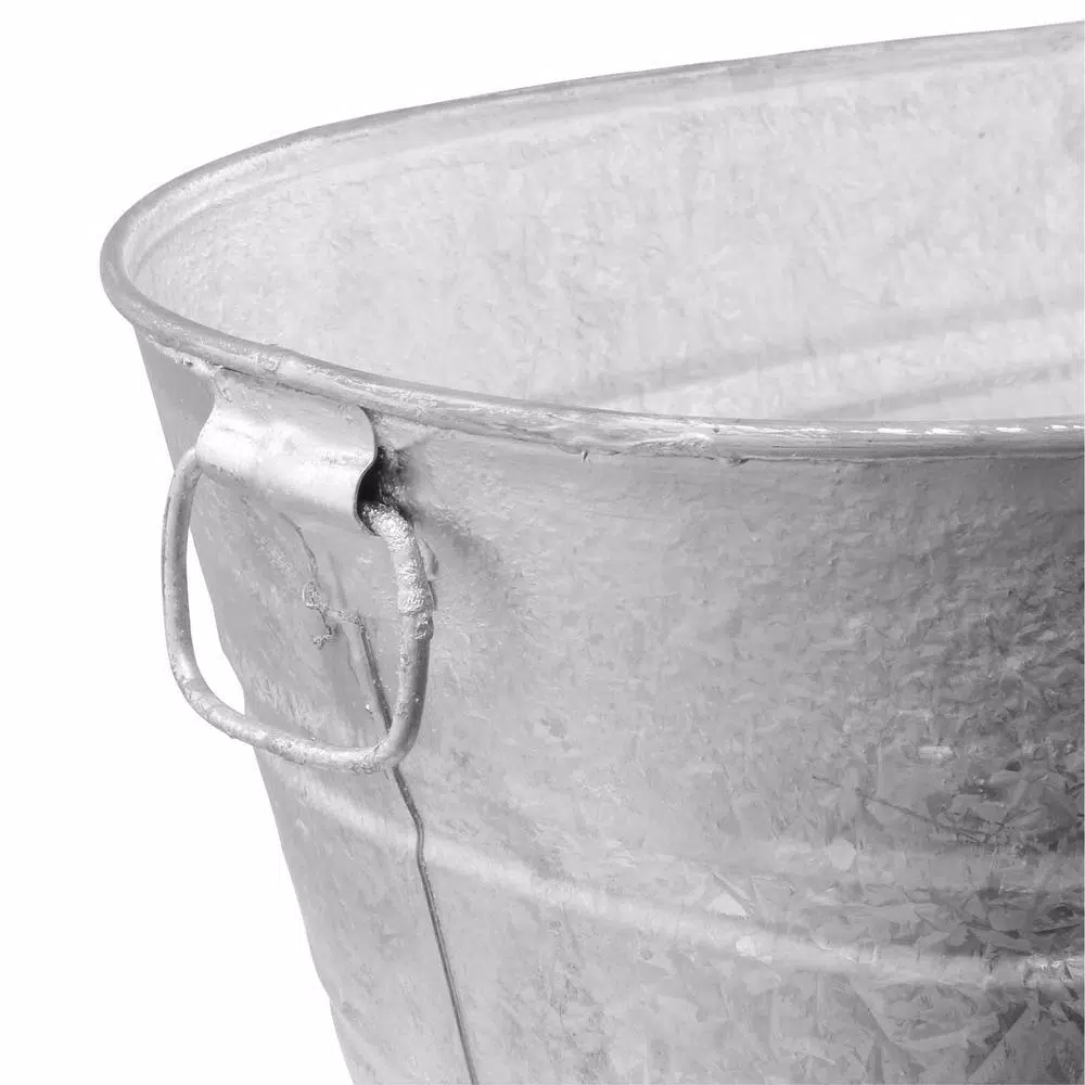 Behrens 16 Gal. Hot Dipped Galvanized Steel Oval Tub & Trough
