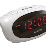 Westclox Digital LED Alarm Clock with Snooze and Battery Backup, Black thumbnail 3
