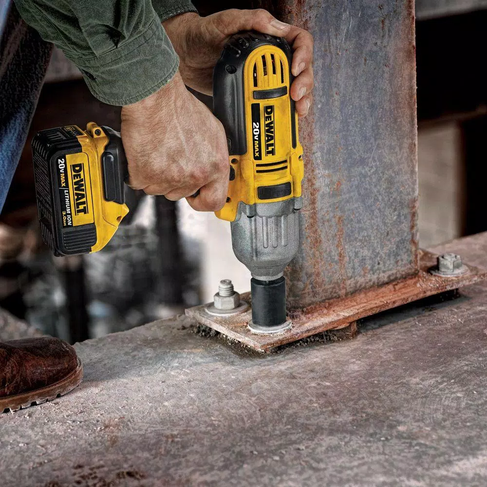 DEWALT 20V MAX Cordless 1/2 in. High Torque Impact Wrench Kit with 5.0 Ah Battery