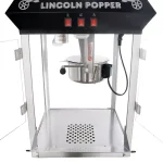 Great Northern Lincoln 8 oz. Antique Black Popcorn Machine with Cart thumbnail 6