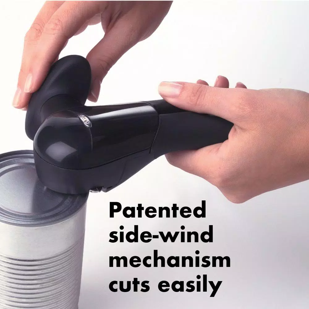OXO Good Grips Smooth Edge Can Opener, Stainless Steel Cutting Wheel