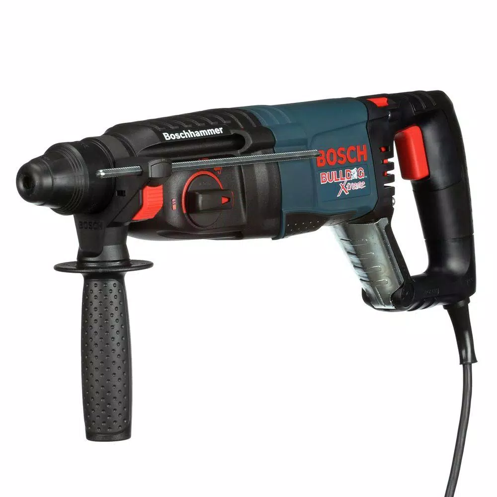 Bosch 11255VSR-HDC Bulldog Xtreme 1 in. SDS-Plus Rotary Hammer Kit with Dust Shroud