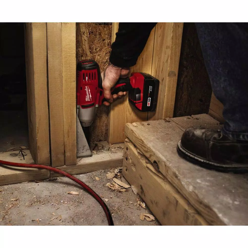 Milwaukee M18 18V Lithium-Ion Cordless 1/2 in. High-Torque Impact Wrench Kit with 5.0Ah Battery and Charger