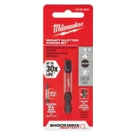Milwaukee SHOCKWAVE Impact Duty 2 in. Slotted Power Bit, 1/4 in. Hex Shank thumbnail 2