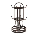 Gourmet Basics by Mikasa Mikasa Gourmet Basics Forged Rotating Mug Tree, Antique Black Wrought Iron thumbnail 1