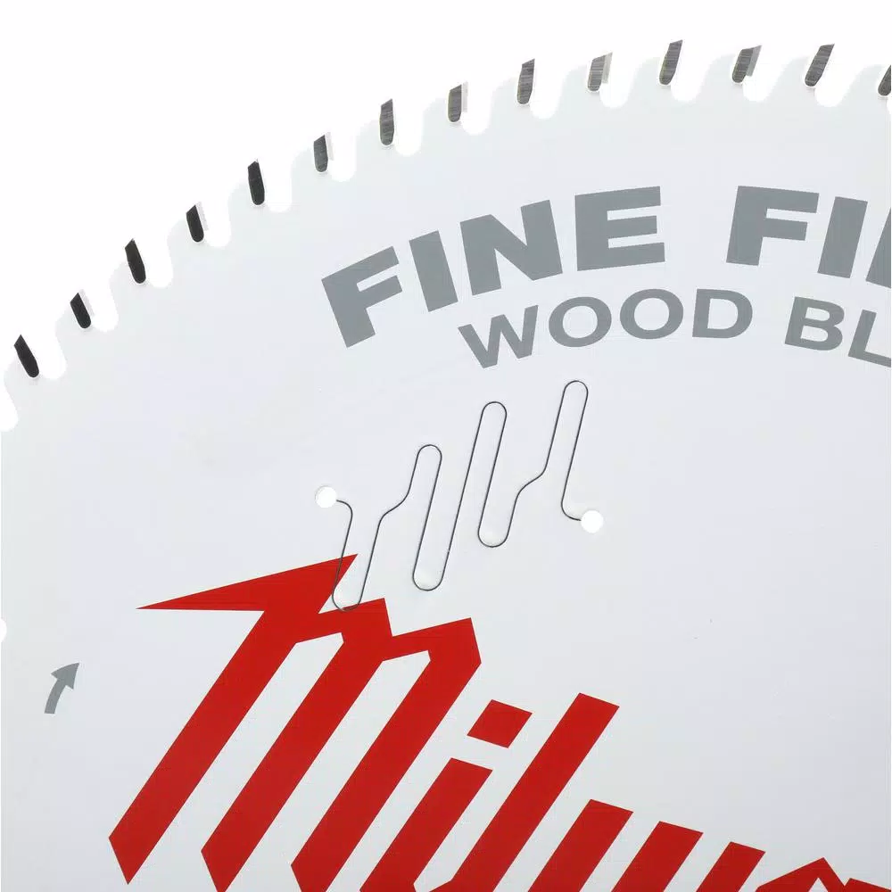 Milwaukee 12 in. Circular Saw Blade 2-Pack, 44-Tooth General Purpose & 80-Tooth Fine Finish Carbide Blades