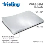 Frieling 50-Pack Vacuum Sealer Bags, 7.9 x 11.8 in. thumbnail 2