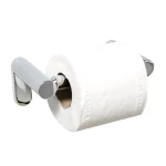 MODONA Oval Toilet Paper Holder with Stainless Steel Roller in Polished Chrome thumbnail 1