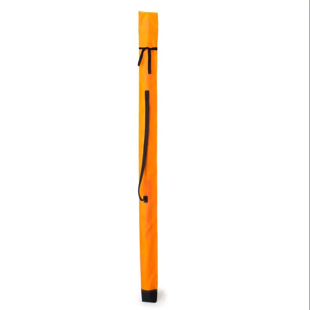 AdirPro 25 ft. Surveyor Oval Leveling Grade Rod, 10ths Scale, Fiberglass