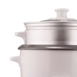 Brentwood 10-Cup White Steam Rice Cooker and Vegetable Steamer, 700W thumbnail 5
