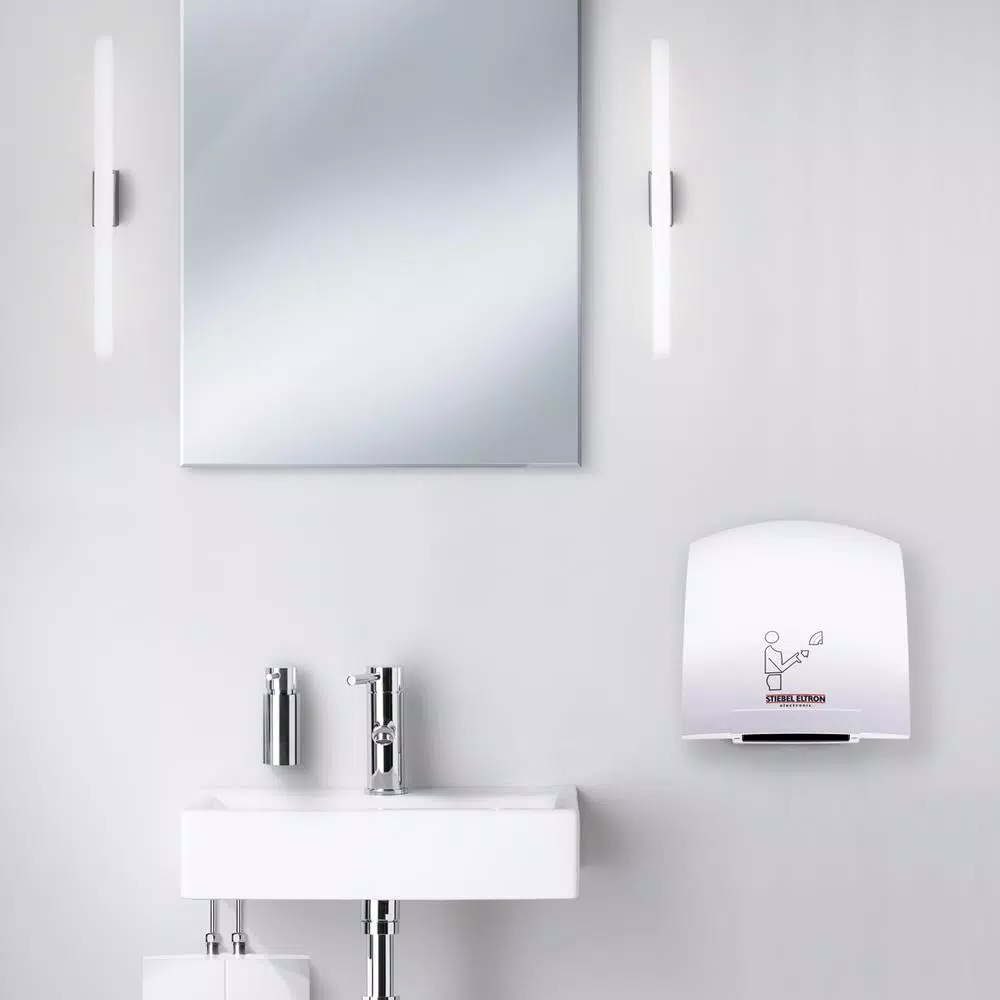 Stiebel Eltron Galaxy 1 Touchless Automatic Electric Hand Dryer, 120V, Alpine White