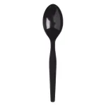 DIXIE SmartStock Black Plastic Spoon Refills, Mediumweight Polystyrene, 40 Count Pack thumbnail 2