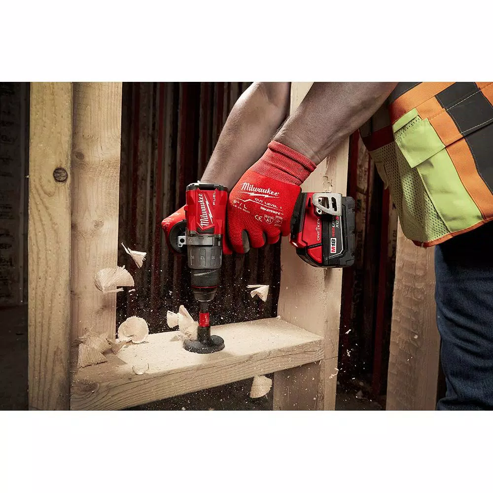 Milwaukee M18 FUEL ONE-KEY 1/2 in. Brushless Hammer Drill/Driver Kit with (2) 5.0 Ah Batteries
