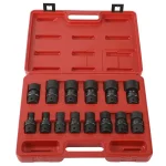 SUNEX TOOLS Sunex 2644 1/2 in. Drive Universal SAE Impact Socket Set, 14-Piece thumbnail 2