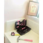 Apollo 39-Piece General Homeowner Hand Tool Set in Pink thumbnail 10
