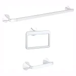 Pfister Brea 3-Piece Bath Accessory Kit, Polished Chrome thumbnail 1