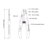 Jonard Tools JIC-375 3-Hole Fiber Optic Stripper, High Carbon Steel thumbnail 3