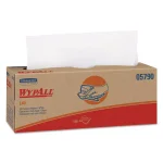 WypAll L40 Pop-Up White Paper Towels, 16.4 x 9.8 in, 100 Count per Box, 9 Boxes per Carton thumbnail 1