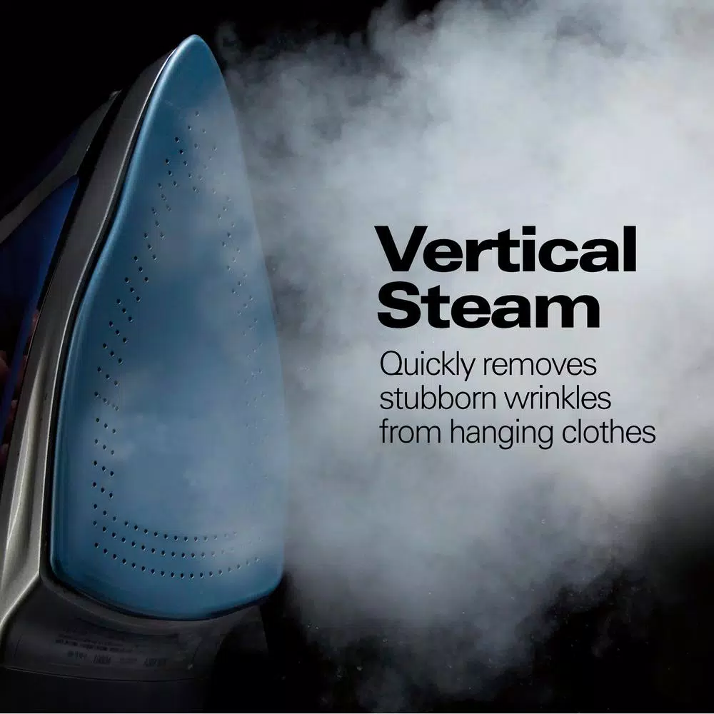Hamilton Beach Durathon Nonstick Steam Iron with 1700W Power and 3-Way Auto Shutoff