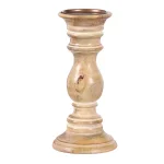 Unbranded Natural Wood Rustic Candle Holder Set of 5, Southwestern Style Candlesticks thumbnail 4