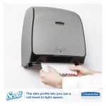 Scott Control Slimroll Hardwound Paper Towels, 8 in. x 580 ft, White (6 Rolls per Carton) thumbnail 4