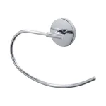 Dyconn Monterey Series Brushed Nickel Towel Ring - Zinc Alloy Hand Towel Holder thumbnail 3