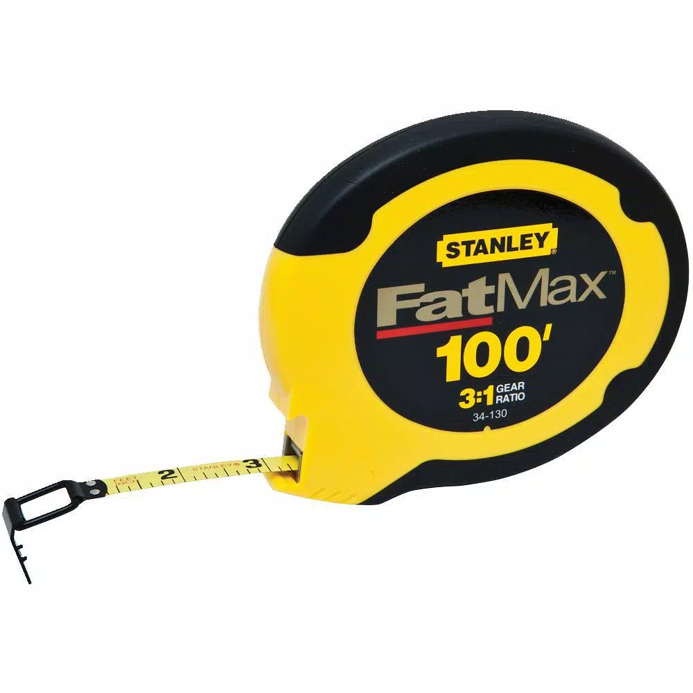 Stanley FATMAX 100 ft. x 3/8 in. Tape Measure, Stainless Steel Blade
