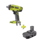 RYOBI 18V ONE+ QuietSTRIKE 1/4 in. Hex Pulse Driver Kit with 1.5 Ah Battery thumbnail 1