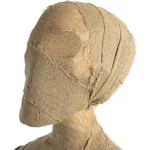 Haunted Hill Farm 5 ft. Standing Wrapped Mummy Halloween Prop thumbnail 6