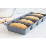 Fox Run Preferred Non-Stick Linked Loaf Pan, 4-Cavity Mini Loaf Baker thumbnail 3