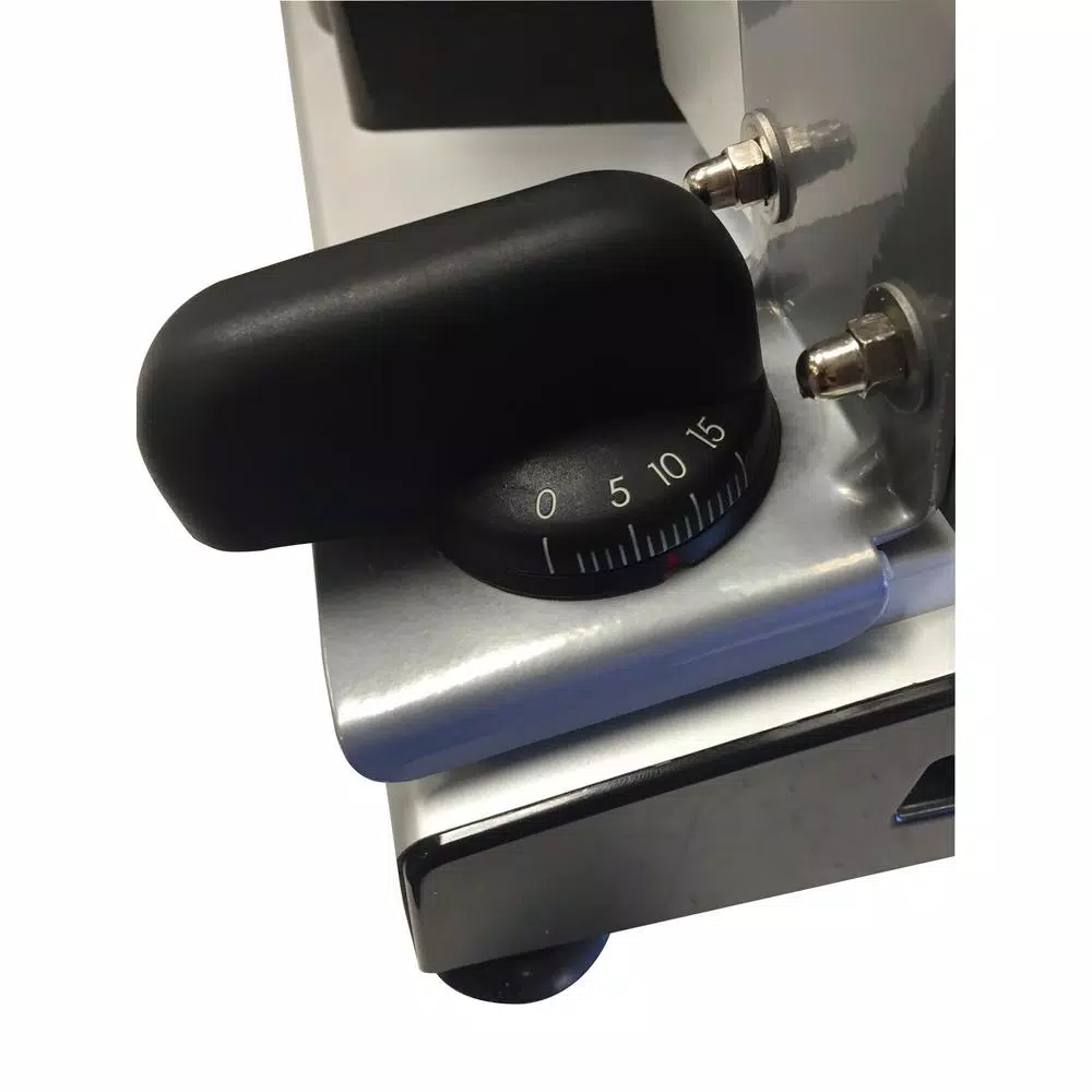 LEM Mighty Bite 200W Silver Meat Slicer with 8.5-inch Stainless Steel Blades