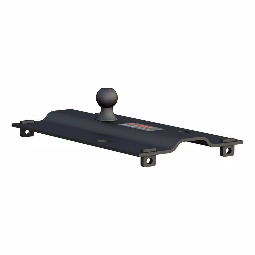 CURT Bent Plate 5th Wheel Rail Gooseneck Hitch with 2-5/16" Offset Ball