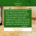 Granite Gold Stone and Tile Floor Concentrate Cleaner, 32 oz. thumbnail 7