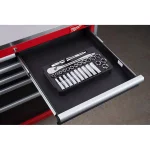 Milwaukee 28-Piece 1/2 in. Drive Metric Ratchet and Socket Set thumbnail 7