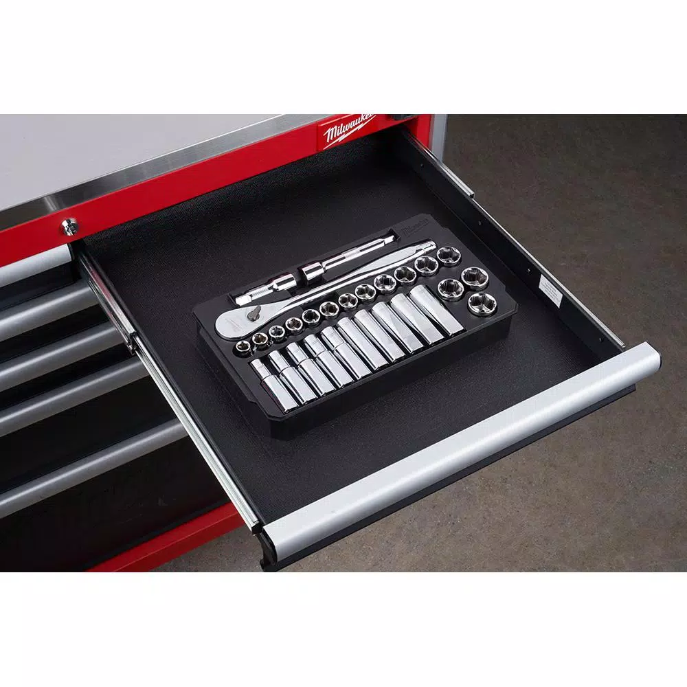 Milwaukee 28-Piece 1/2 in. Drive Metric Ratchet and Socket Set