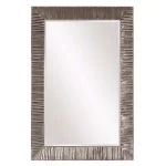 Unbranded Howard Elliott Tennessee Large Rectangle Modern Accent Mirror, Bright Nickel (60 x 40 in.) thumbnail 2