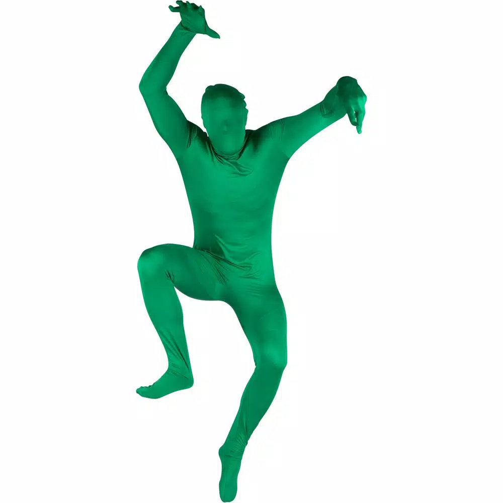 Unbranded Capital Costumes Adult Spandex Second Skin Full Bodysuit Halloween Costume - Green
