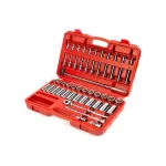 TEKTON 52-Piece 1/2 in. Drive Metric 6-Point Socket and Ratchet Set thumbnail 2