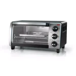 BLACK+DECKER 4-Slice Stainless Steel Convection Toaster Oven with EvenToast Technology thumbnail 2