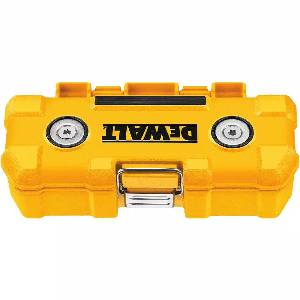 DEWALT Magnetic Tough Case Set with 15 Accessories and Magnetic Holder